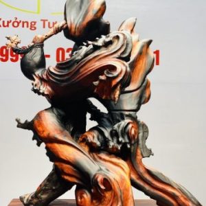 Đạt Ma Múa Võ Gỗ Trắc