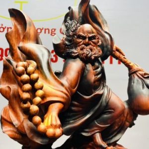 Đạt Ma Múa Võ Gỗ Trắc