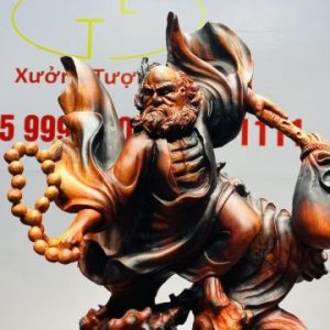 Đạt Ma Múa Võ Gỗ Trắc
