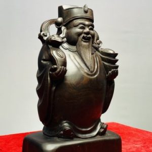 Thần Tài Gỗ Trắc