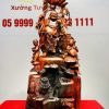Di Lạc Nhị Tiểu Cầm Hoa Sen Gỗ Trắc Di Lạc Nhị Tiểu Cầm Hoa Sen Gỗ Trắc