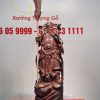 Quan Công Chống Đao Gỗ Tử Đàn
