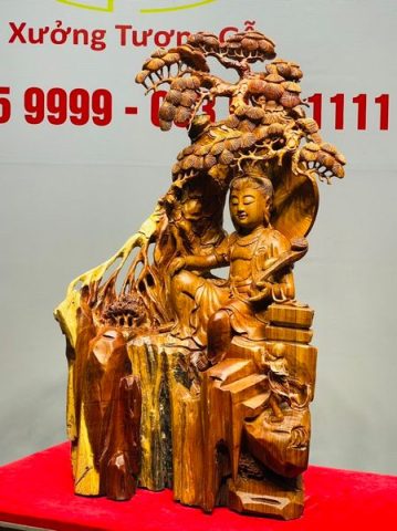 Nhất Tâm Bái Phật Gỗ Hương