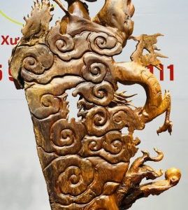 Đạt Ma Hàng Long Gỗ Nu Hương