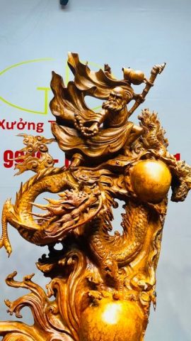 Đạt Ma Hàng Long Gỗ Nu Hương