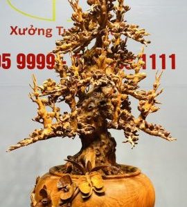 Bình Mai Gỗ Hương