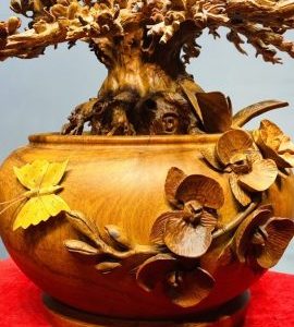 Bình Mai Gỗ Hương