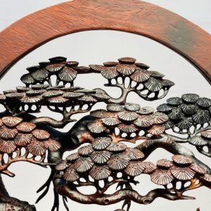 Đạt Ma Ngồi Thiền Gốc Tùng Gỗ Trắc