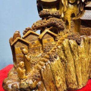 Thành Tâm Bái Phật Gỗ Hương