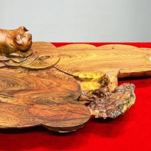 Khay Trà Heo Gỗ Cẩm