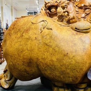 Di Lạc Cửu Tiểu Nghê Thiềm Thừ Ngồi Gốc Tùng Gỗ Nu Hương Di Lạc Cửu Tiểu Nghê Thiềm Thừ Ngồi Gốc Tùng Gỗ Nu Hương