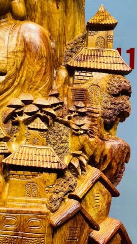 Nhất Tâm Bái Phật Gỗ Sụn Hương