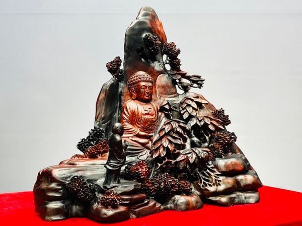 Thành Tâm Bái Phật Gỗ Trắc