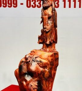 Đạt Ma Khất Thực Gỗ Trắc