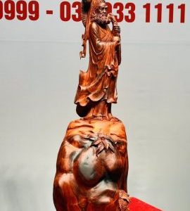 Đạt Ma Khất Thực Gỗ Trắc