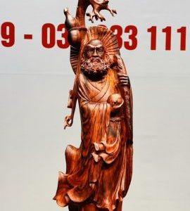 Đạt Ma Khất Thực Gỗ Trắc