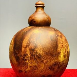Bình Hồ Lô Phú Quý Gỗ Nu Hương