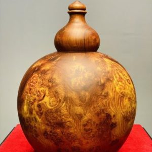 Bình Hồ Lô Phú Quý Gỗ Nu Hương