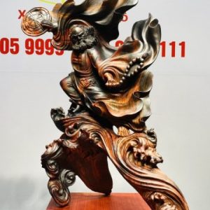 Đạt Ma Múa Võ Gỗ Trắc