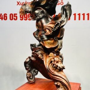 Đạt Ma Múa Võ Gỗ Trắc