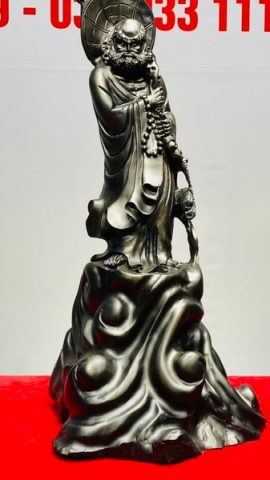 Đạt Ma Gỗ Mun Sừng