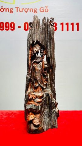 Đạt Ma Hồi Tây Thiên Gỗ Trắc