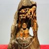Đạt Ma Ngồi Thiền Dưới Tán Tùng Gỗ Trắc