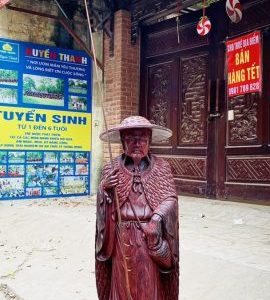 Lã Vọng Khương Tử Nha Gỗ Tử Đàn