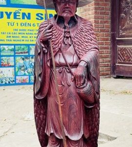 Lã Vọng Khương Tử Nha Gỗ Tử Đàn