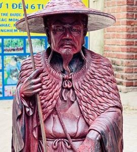 Lã Vọng Khương Tử Nha Gỗ Tử Đàn