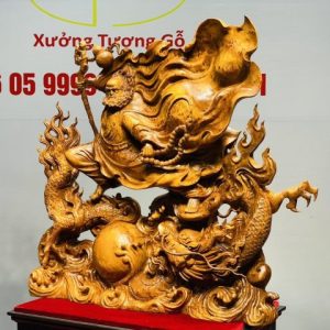 Đạt Ma Múa Võ Phục Long Gỗ Nu Ngọc Am
