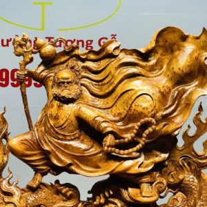 Đạt Ma Múa Võ Phục Long Gỗ Nu Ngọc Am