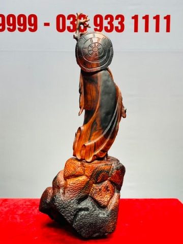 Đạt Ma Sư Tổ Gỗ Trắc