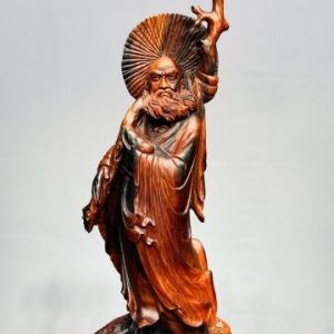 Đạt Ma Sư Tổ Gỗ Trắc