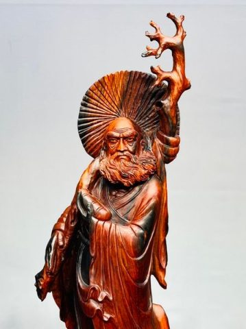 Đạt Ma Sư Tổ Gỗ Trắc