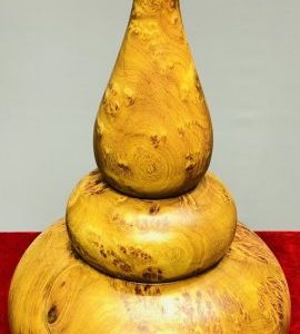 Bình Hồ Lô Phú Quý Gỗ Nu Hương