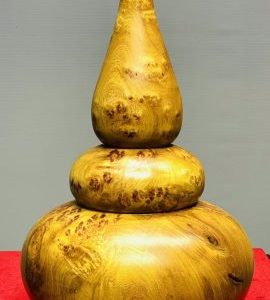 Bình Hồ Lô Phú Quý Gỗ Nu Hương