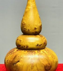 Bình Hồ Lô Phú Quý Gỗ Nu Hương