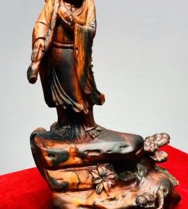 Đạt Ma Hồi Tây Thiên Gỗ Trắc