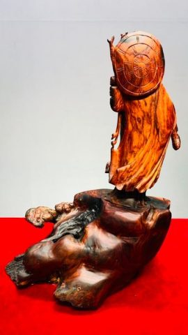 Đạt Ma Hồi Tây Thiên Gỗ Trắc