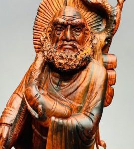 Đạt Ma Hồi Tây Thiên Gỗ Trắc