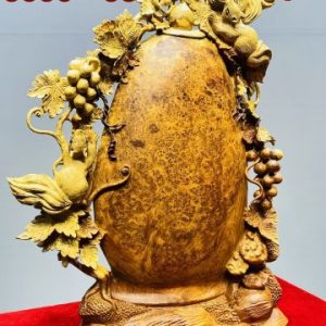 Bình Nho Sóc Gỗ Nu Hương
