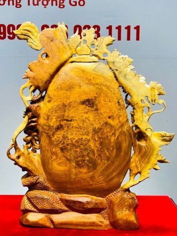 Bình Nho Sóc Gỗ Nu Hương