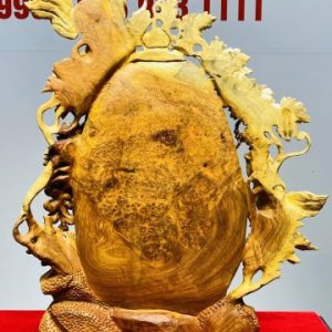 Bình Nho Sóc Gỗ Nu Hương