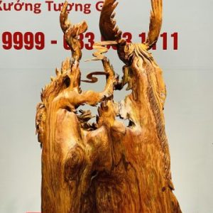 Phu Thê Viên Mãn Phượng Hoàng Lửa Gỗ Hương