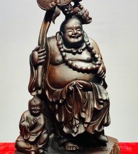 Di Lạc Nấm Linh Chi Nhất Tiểu Gỗ Trắc