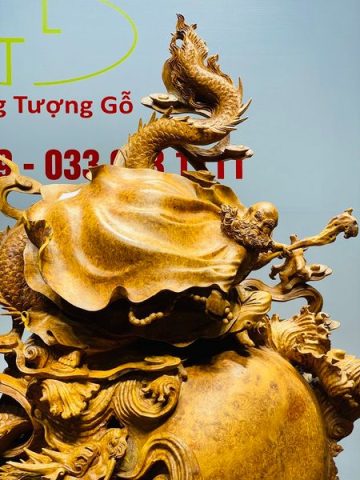 Đạt Ma Hàng Long Gỗ Nu Hương