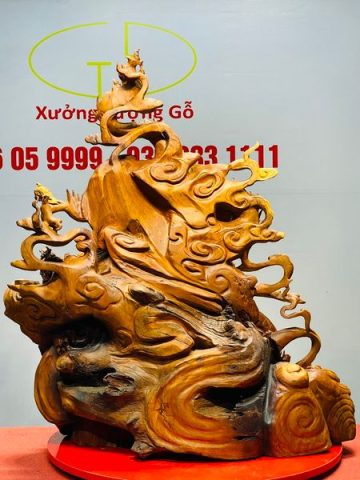 Đạt Ma Hàng Long Gỗ Nu Hương