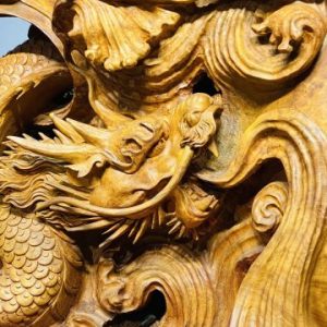 Đạt Ma Hàng Long Gỗ Nu Hương