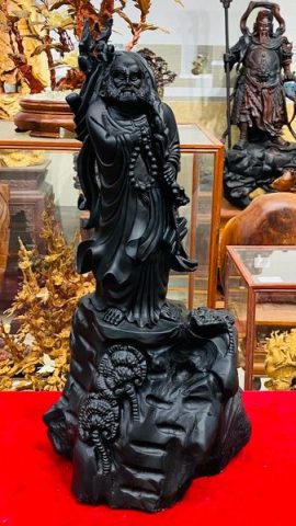 Đạt Ma Gỗ Mun Sừng Khánh Hoà